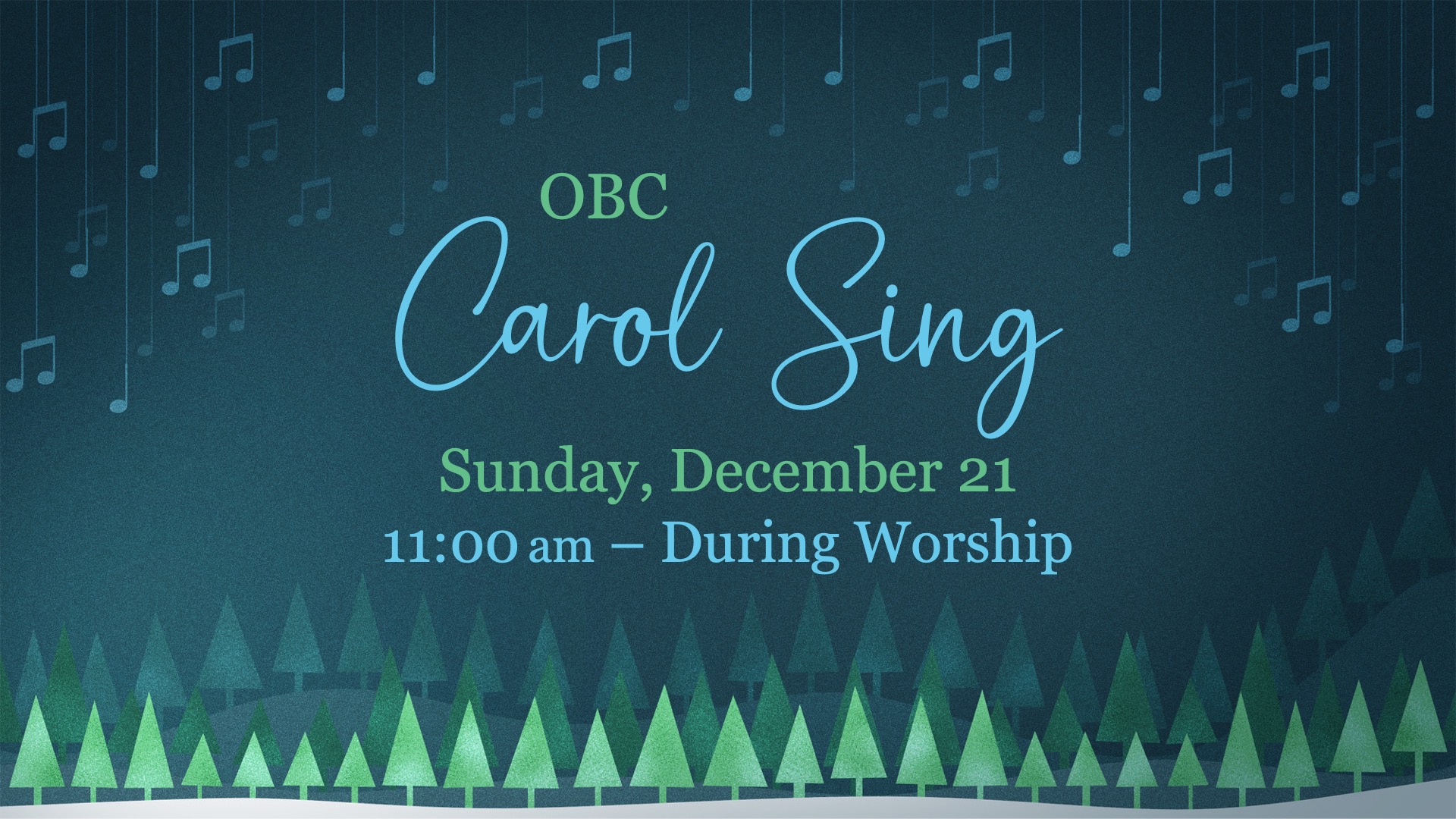 Carol Sing